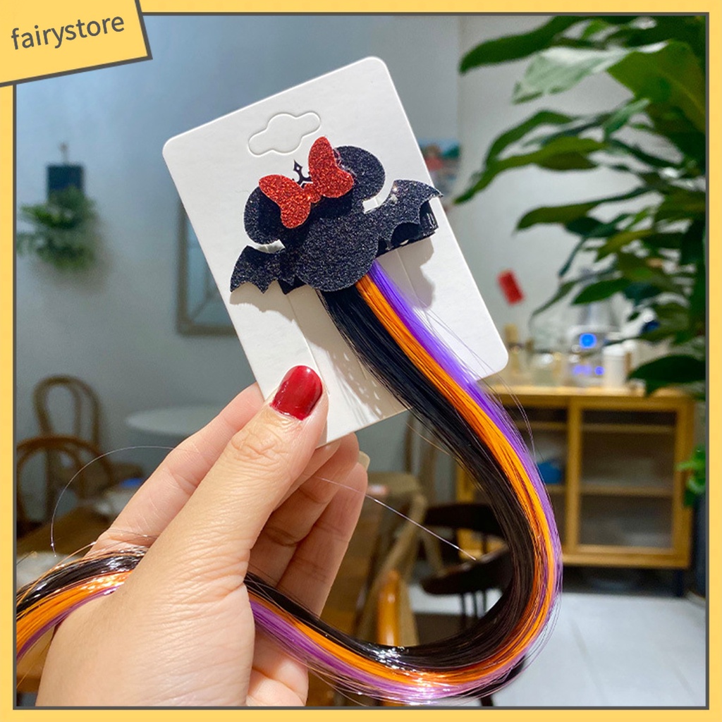 Kẹp Tóc Họa Tiết Halloween Nhiều Màu Sắc Độc Đáo Cho Bé