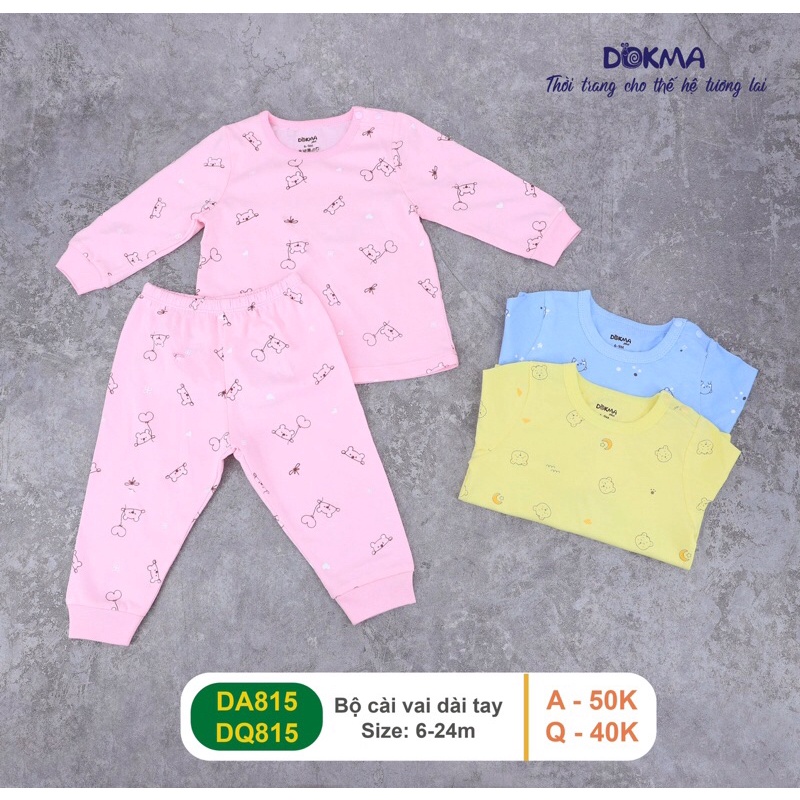 Bộ cài vai dài tay Dokma 815 (Sz 9-24m)