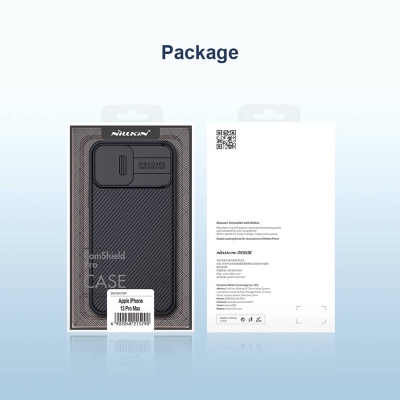 Ốp lưng Nillkin trượt bảo vệ camera iPhone 14 Pro Max, 13, 13 Pro, 13 Pro Max Nillkin camshield chính hãng - FULL BOX
