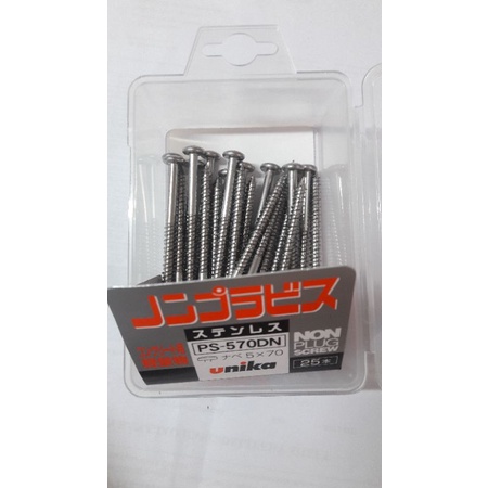 Vít inox bắt tường, bê tông Unika không dùng tắt kê