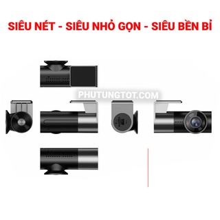 Camera hành trình ô tô carcam w2s chính hãng nhỏ gọn siêu bền siêu nét bảo - ảnh sản phẩm 2