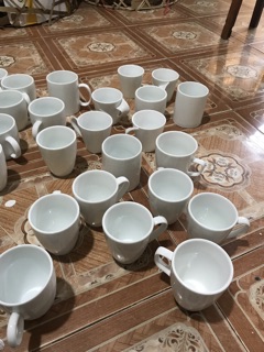 Combo 10 cốc cacao hàng gốm sứ Bát Tràng