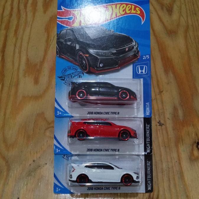 Mô Hình Đồ Chơi Xe Hơi Hotwheels 2018 Civic Type R Đen