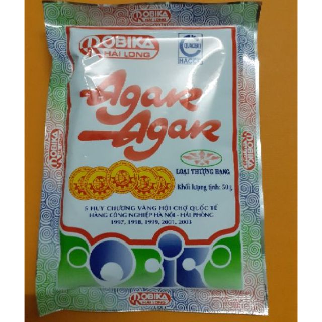 BỘT THẠCH GIÒN AGAR 1 GÓI 50G