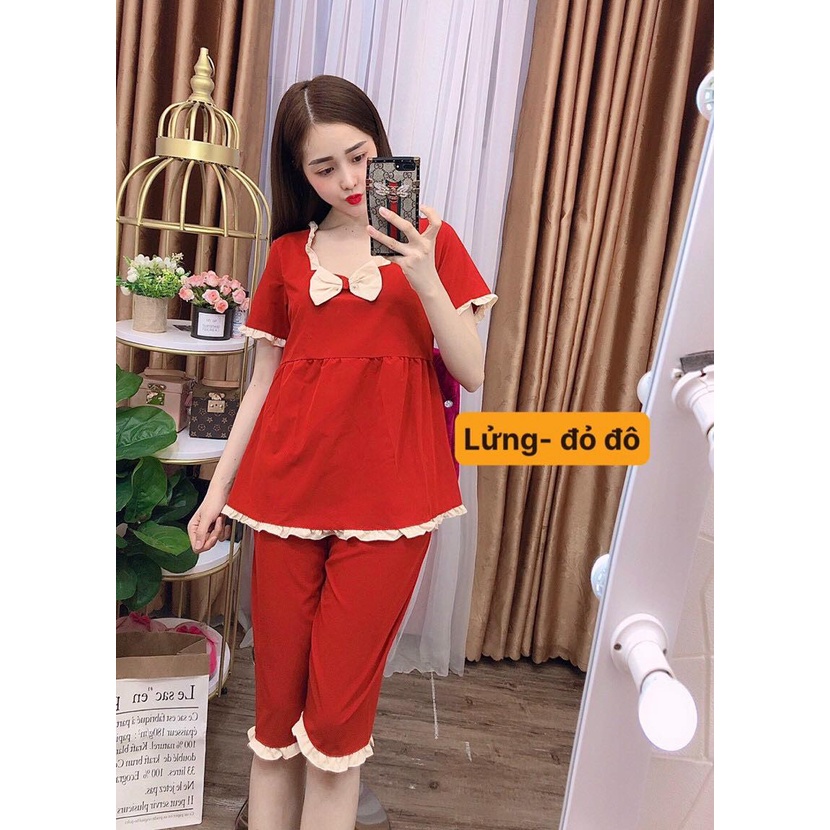 SET BỘ THỜI TRANG LỬNG PHỐI VIỀN BÈO SIÊU DỄ THƯƠNG
