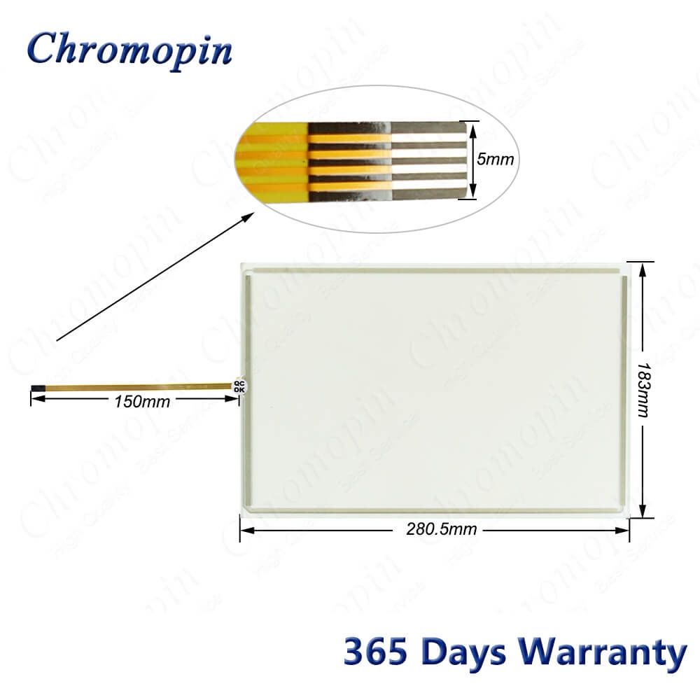 Màn Hình Cảm Ứng Số Hóa Cho 6ag1123-2ma03-2ax0 ktp1200 6ag1 123-2ma03-2ax0 ktp1200