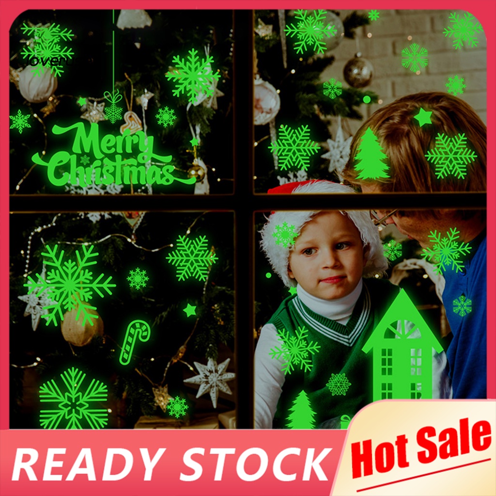 Set 2 Sticker Dán Tường Phát Quang Họa Tiết Dễ Thương Bắt Mắt