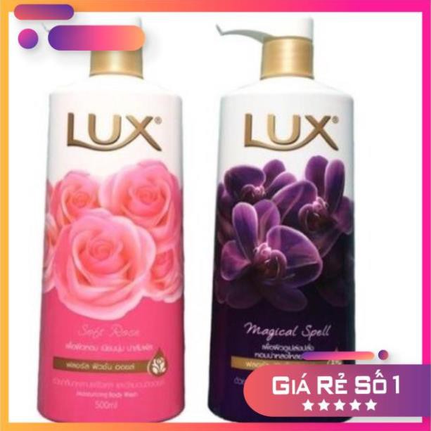 [XẢ KHO] Combo 2 chai sữa tắm Lux màu hồng và tím 500ml x 2 ( giá sỉ)
