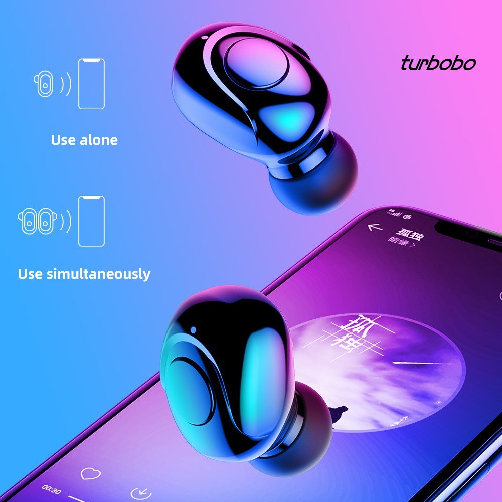 Tai nghe nhét tai không dây Bluetooth 5.0 T-S9 TWS kỹ thuật số