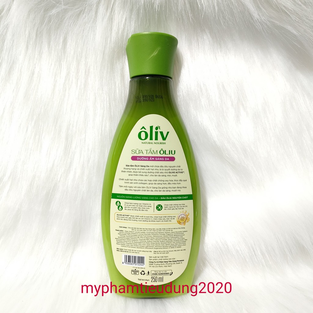 Sữa Tắm Oliv Dưỡng Da Provence Olive Shower Cream 650ml