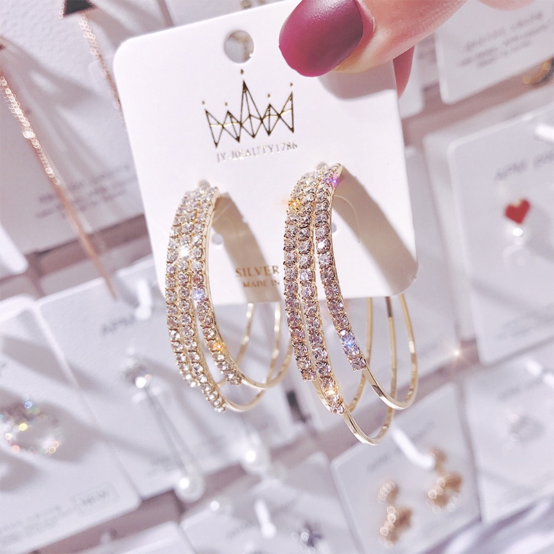 Bông tai mạ bạc 925 phong cách hàn quốc