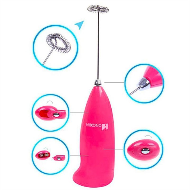 Cây đánh sữa tạo bọt và pha cà phê hai đầu bằng thép không gỉ dành cho nhà bếp