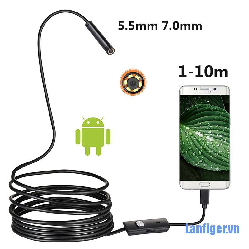 Camera Nội Soi Mini 7mm / 5.5mm Kết Nối Điện Thoại Android