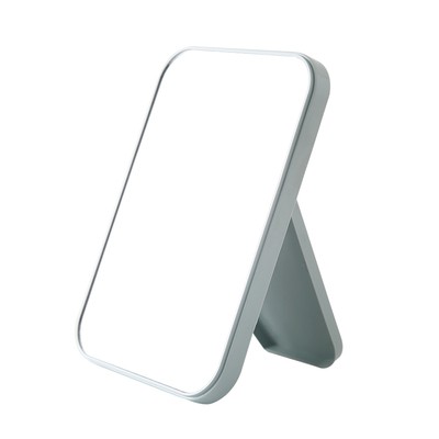 Gương soi trang điểm để bàn phòng tắm nhựa ABS hình chữ nhật 4 màu xinh xắn URI DECOR