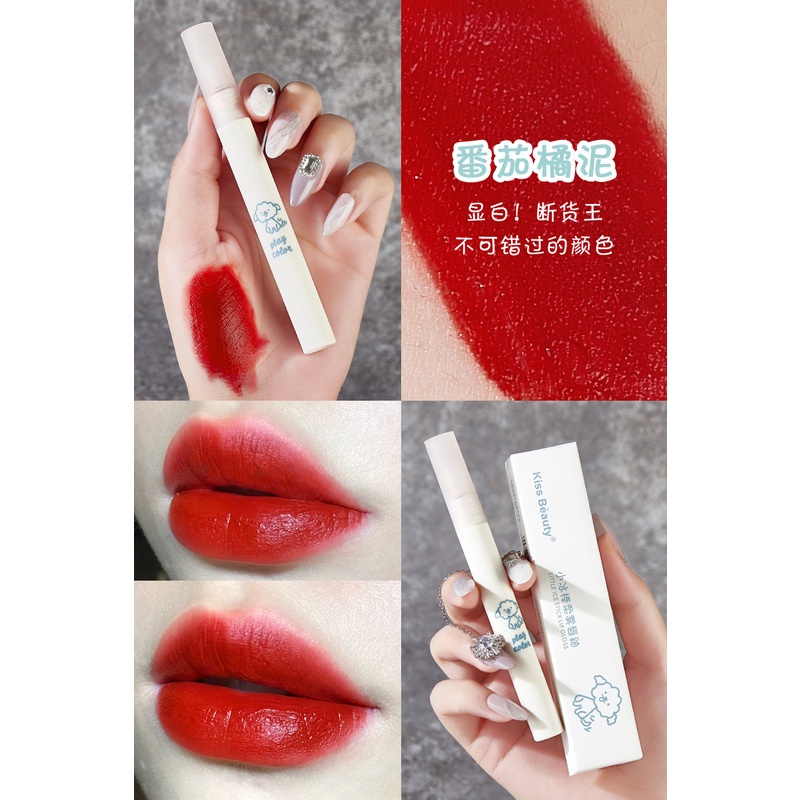 KISS BEAUTY Popsicle Soft Mist Lip Glaze Moisturizing Whitening Lip Gloss