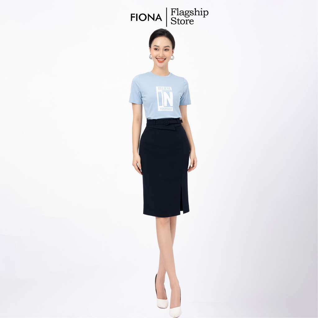 Chân váy công sở nữ FIONA chân váy bút chì xẻ tà quyến rũ trẻ trung phù hợp mặc đi làm F251699