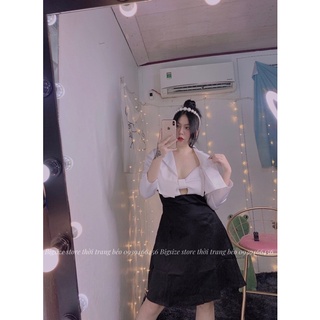 SET ĐẦM DÂY PHỐI KHOÁC VEST [BIGSIZE 60-90KG ]