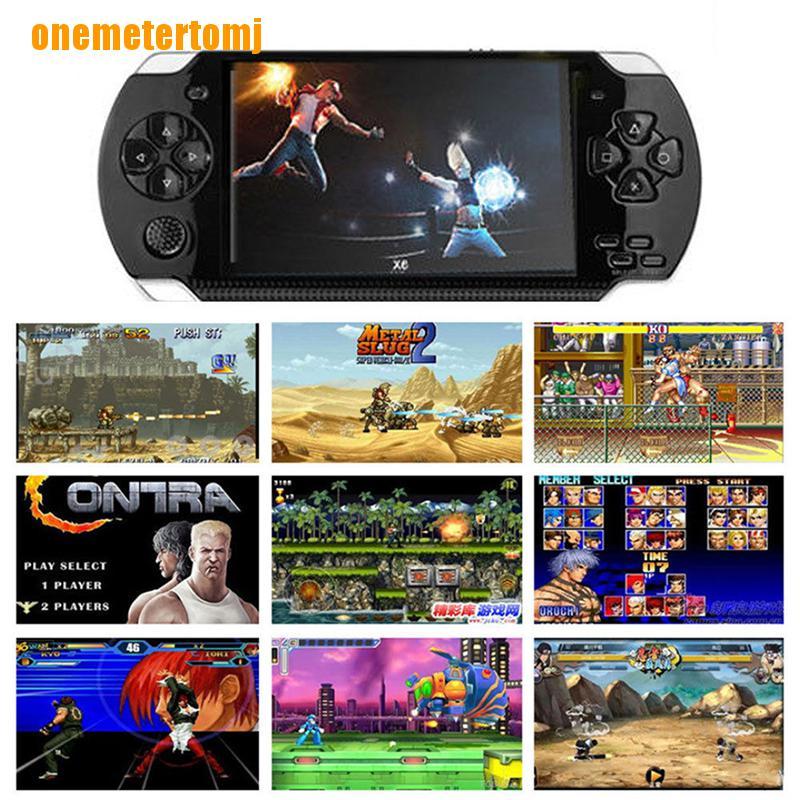 Máy Chơi Game Cầm Tay X6 8g 32 Bit 4.3 "Psp 10000 Trò