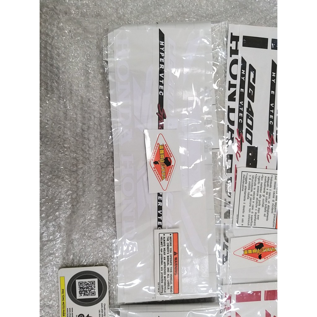 Bộ tem Honda CB400
