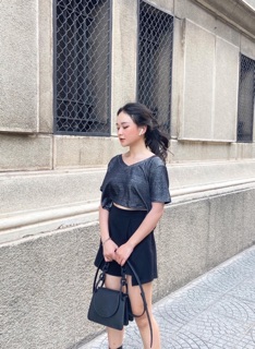 𝗔́𝗼 𝗻𝗵𝘂̃ 𝗯𝗹𝗶𝗻𝗴 𝗯𝗹𝗶𝗻𝗴 𝗢𝗬𝗢 𝗖𝗥𝗢𝗣𝗧𝗢𝗣 - from chuẩn basic đơn giản chất nhũ kim tuyến
