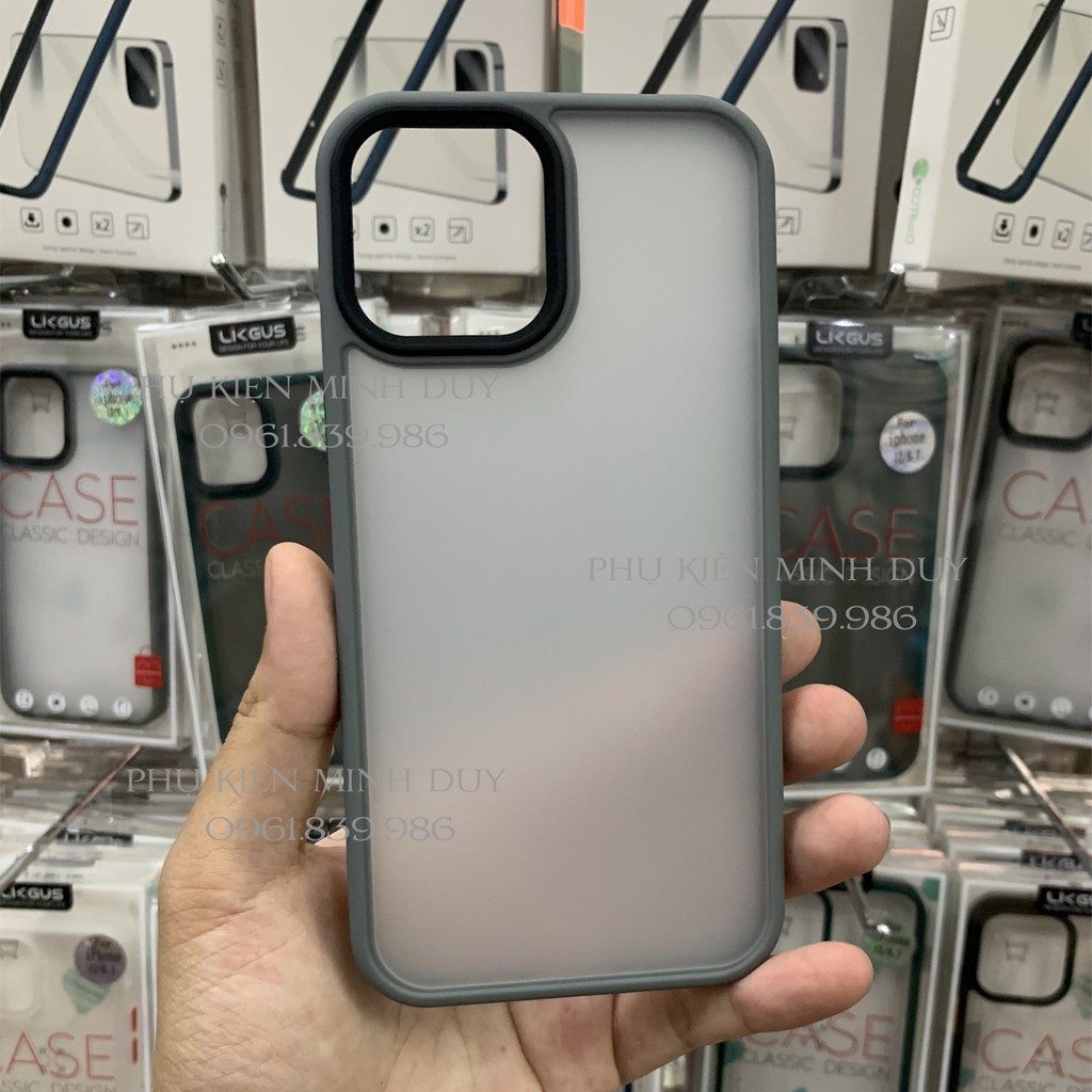 Ốp LIKGUS nhám chống bám vân tay cho các đời Iphone 12 Mini, 12 Pro, 12 Pro Max, 11, 11 Pro, 11 Pro Max, Xs Max, X/Xs 🍀 | BigBuy360 - bigbuy360.vn