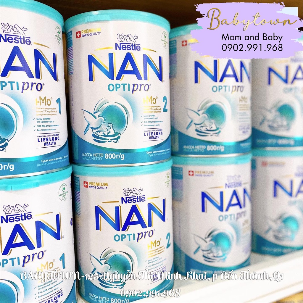 Sữa Nan Nga đủ số 1,2,3,4 lon 800g/400g