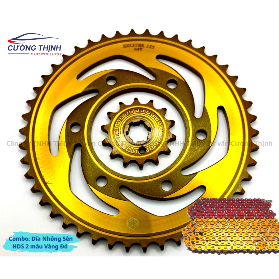 Nhông sên dĩa Exciter 155 - nhông sên dĩa - nhông sên dĩa exciter155 - nhông sên dĩa ex  - exciter 155 – nhông sên đĩa