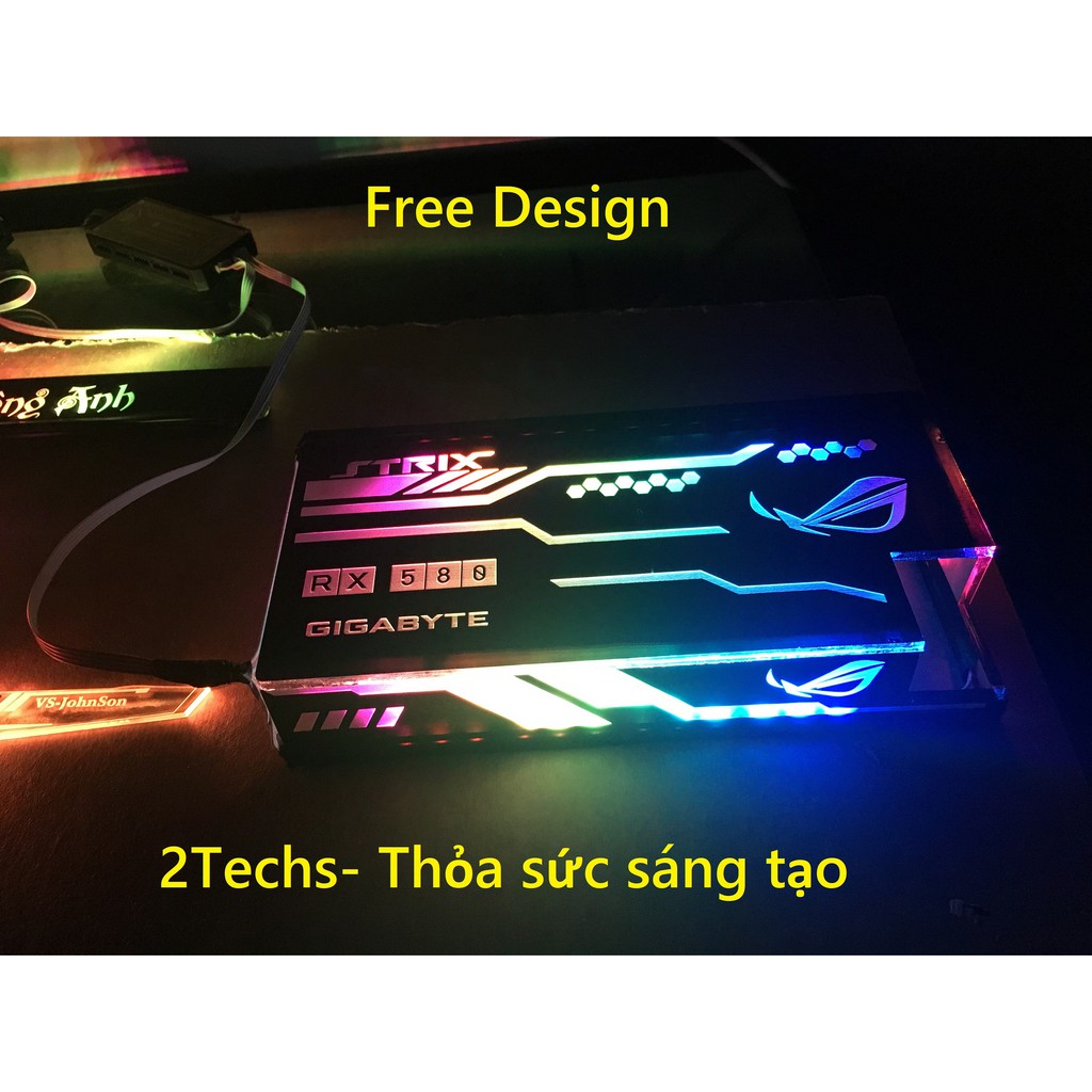 Ốp CARD 2D or 3D LED RGB - Thiết Kế Theo Yêu Cầu Free - Duy Nhất Shop Có | WebRaoVat - webraovat.net.vn