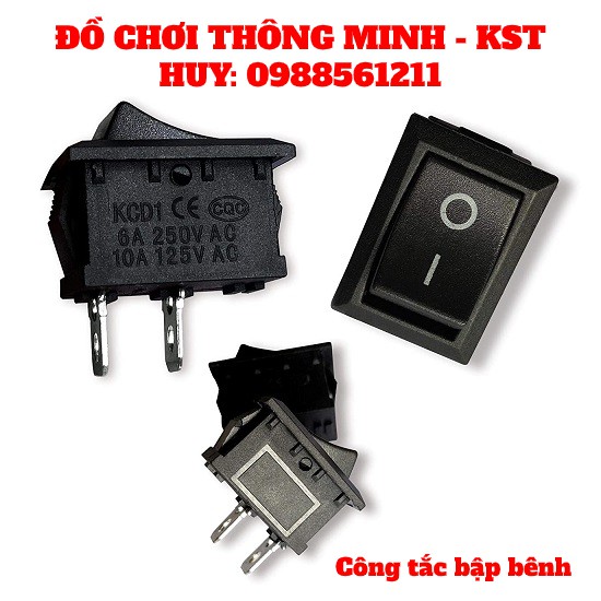 Công Tắc Bập Bênh 6A 250V KCD1-101