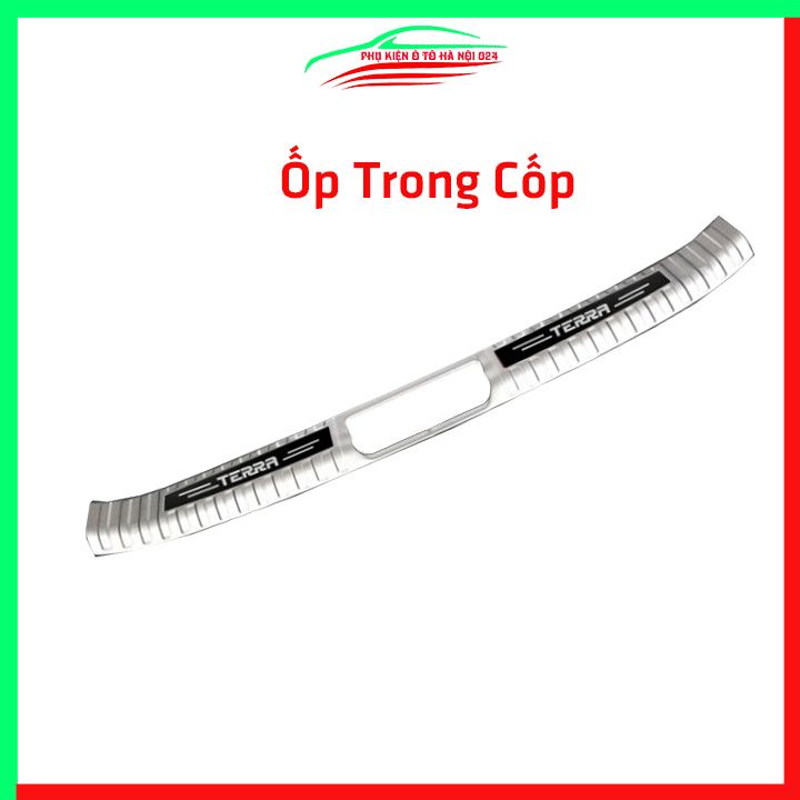 Ốp chống trầy cốp Terra 2018-2020 Inox chống trầy bảo vệ xe