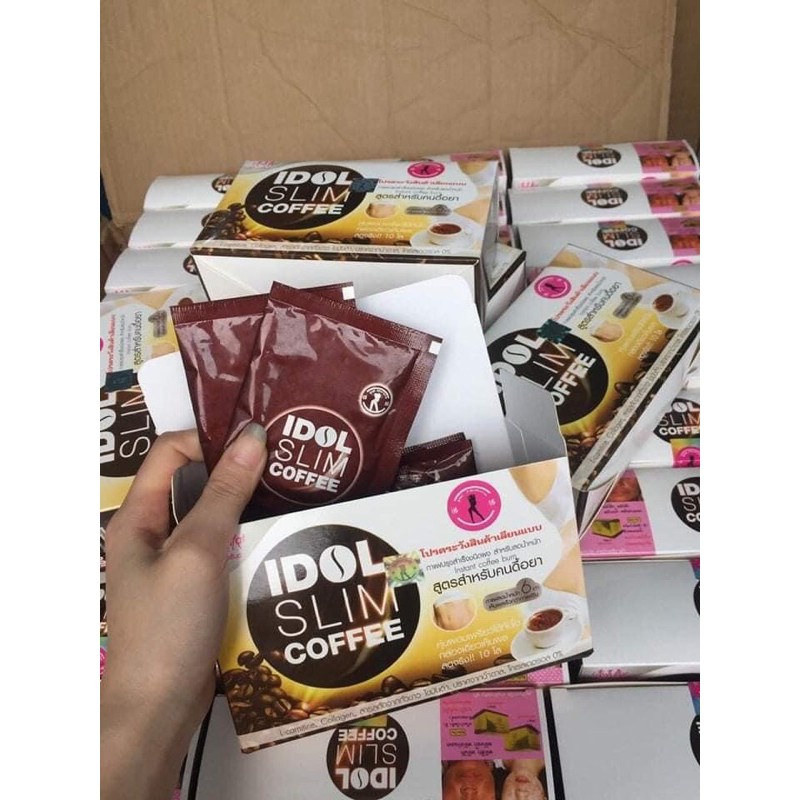 Cà Phê Giảm Cân Coffee Slim Idol Hộp 10 Gói