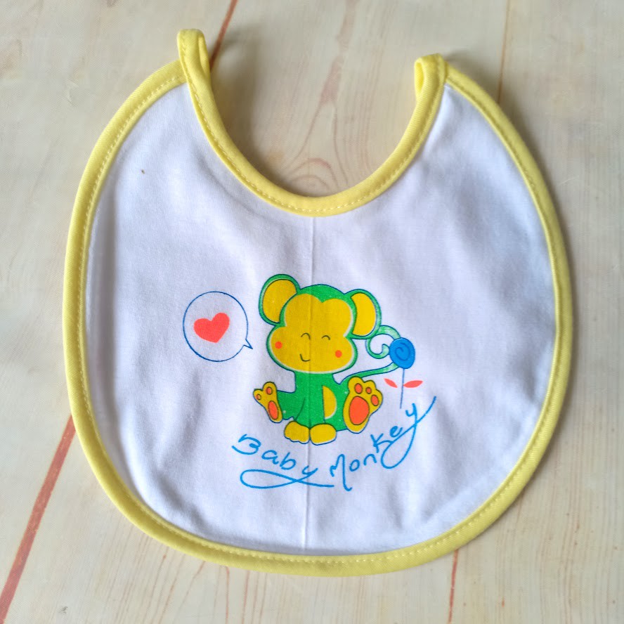 Set 5 Yếm cột dây vải COTTON cho bé sơ sinh