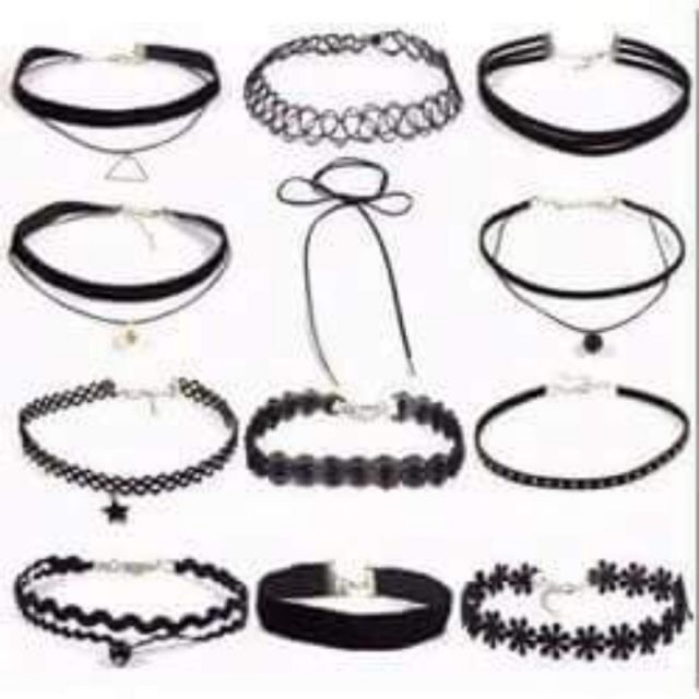 Vòng cổ chocker nhiều mẫu xinh xắn dễ thương