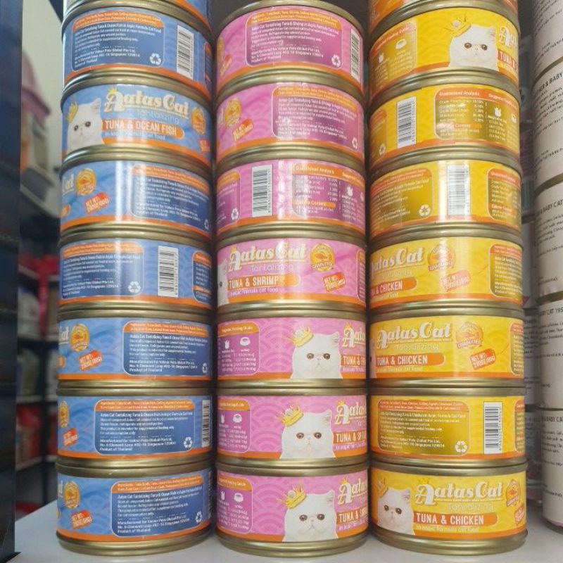 [BÁN SỈ] Pate lon Aatas Cat - lon 70g - Hàng Thái Lan