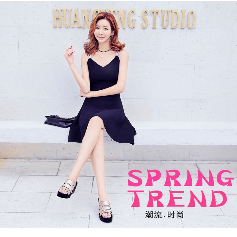 Dép Quai Ngang Đế Xuồng Chống Trượt Thời Trang Cho Nữ | BigBuy360 - bigbuy360.vn