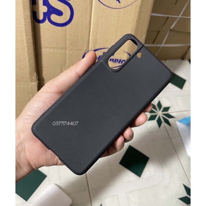 Samsung S21, S21+, S21 Ultra_Ốp lưng dẻo Silicon nhám chống Vân tay chống bẩn siêu bền