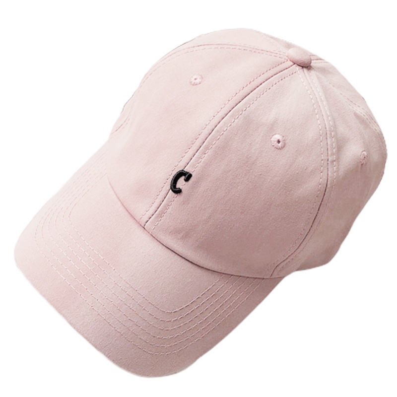 Xiangbao Mũ Lưỡi Trai Màu Trơn Thêu Chữ Có Thể Điều Chỉnh Cho Nam Nữ Chạy Bộ Ngoài Trời Cả Mùa