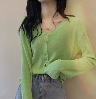 Áo khoác len mỏng mùa hè đủ màu