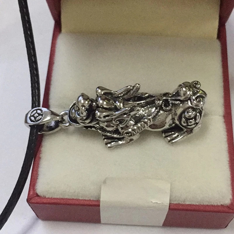 vòng cổ Mặt Tỳ Hưu Phong Cách Vintage Cho Nam