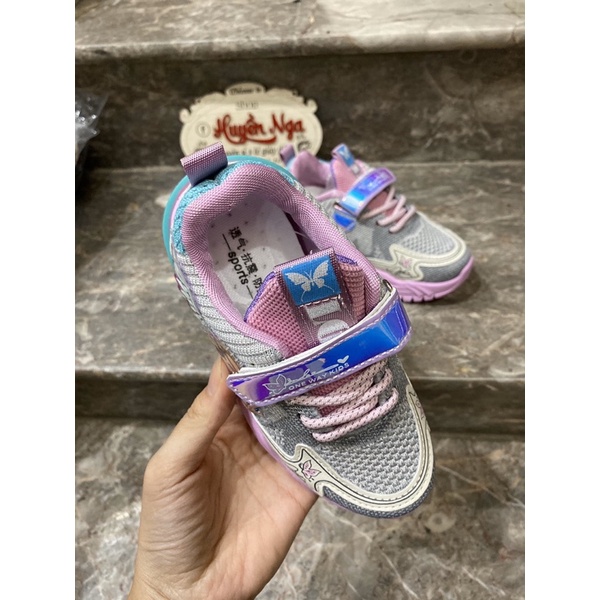 giày cho bé gái, giày thể thao trẻ em công chúa ngôi sao size 27-38