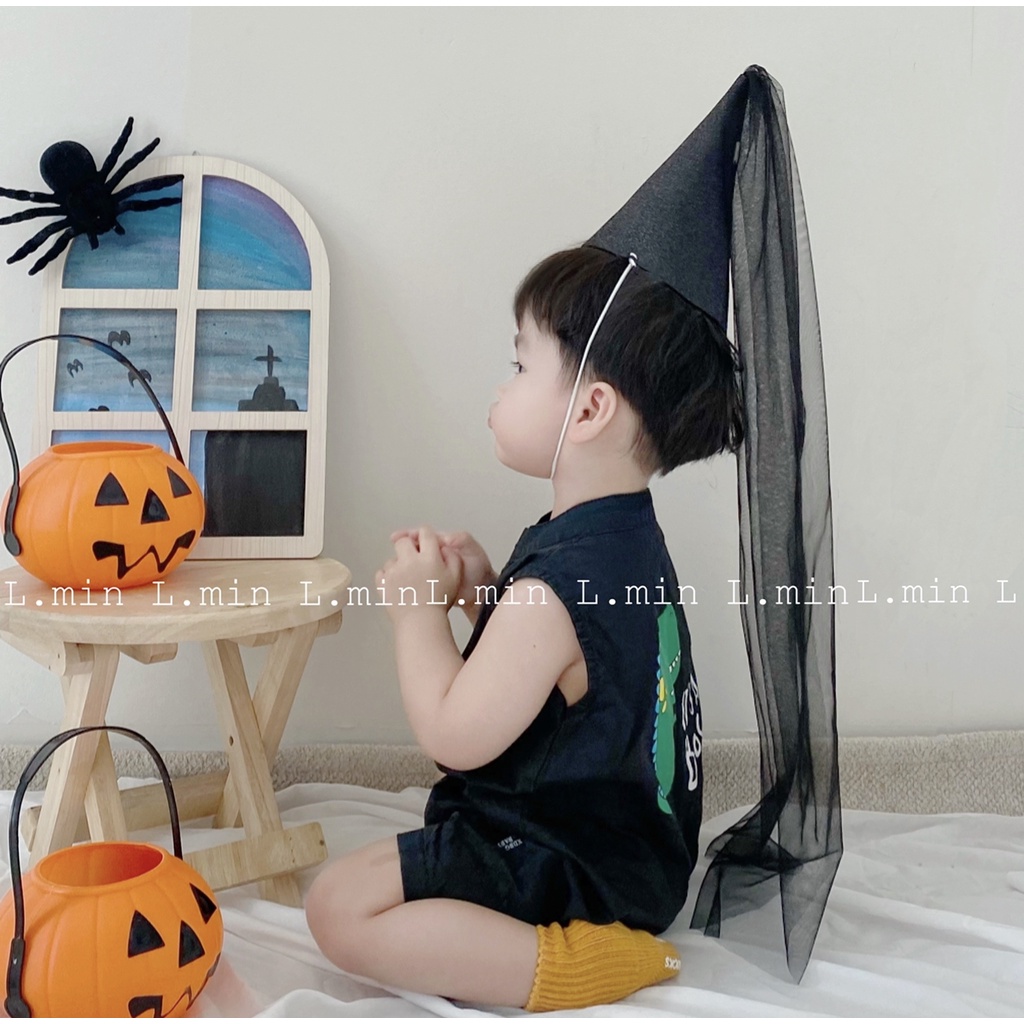 Nón Halloween Black Angel made by L.min