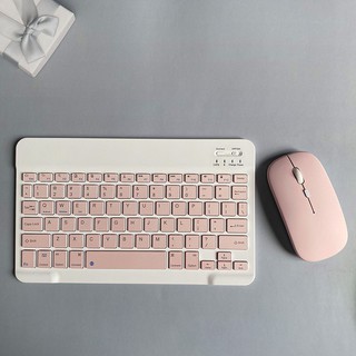 Bộ bàn phím và chuột không dây bluetooth cho điện thoại máy tính bảng ipad laptop macbook tivi Windows/Android/IOS