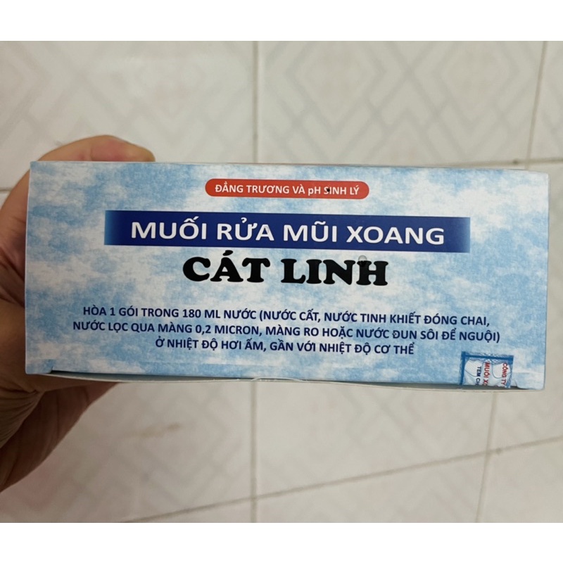 Muối rửa mũi xoang Cát Linh