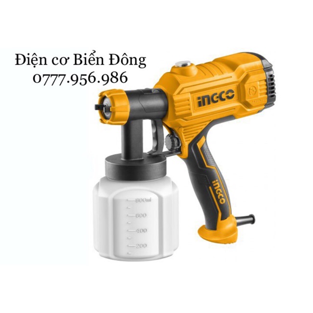 Máy phun sơn  FREESHIP INGCO SPG3508 350w phun sơn đồ vật sơn nội thất ngoại thất