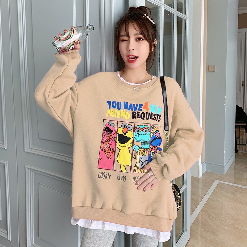 [VIDEO THỰC TẾ] Áo Sweater nỉ ngoại cao cấp giả 2 cổ 2 tà hàng cao cấp M056 from 85kg