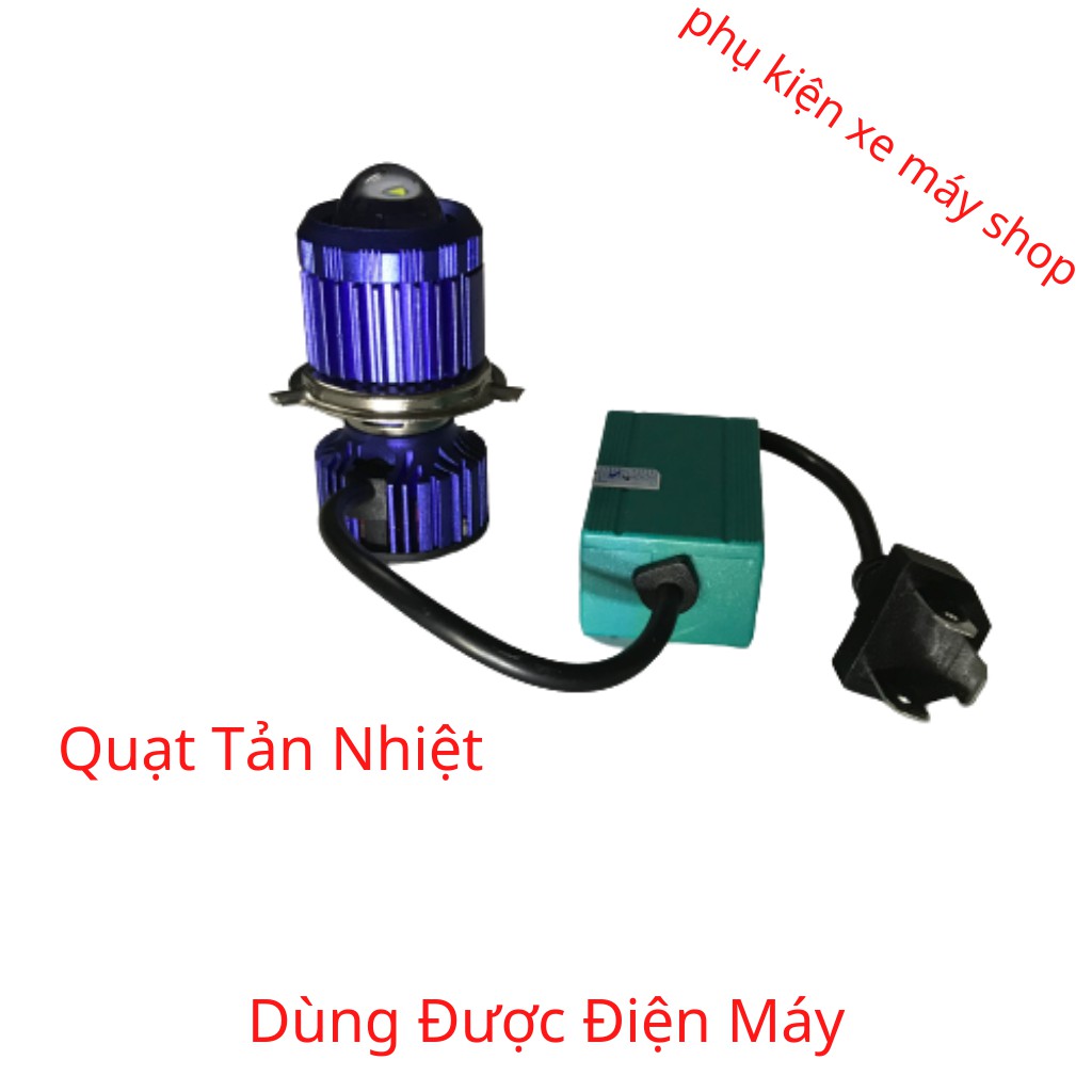 Đèn Pha Led Bi Cầu 2 Màu Cốt Vàng Pha Trắng - Cốt Trắng Pha Trắng - Mẫu Mới Nhất 2020