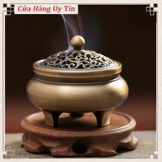 Lư xông trầm đồng nguyên khối