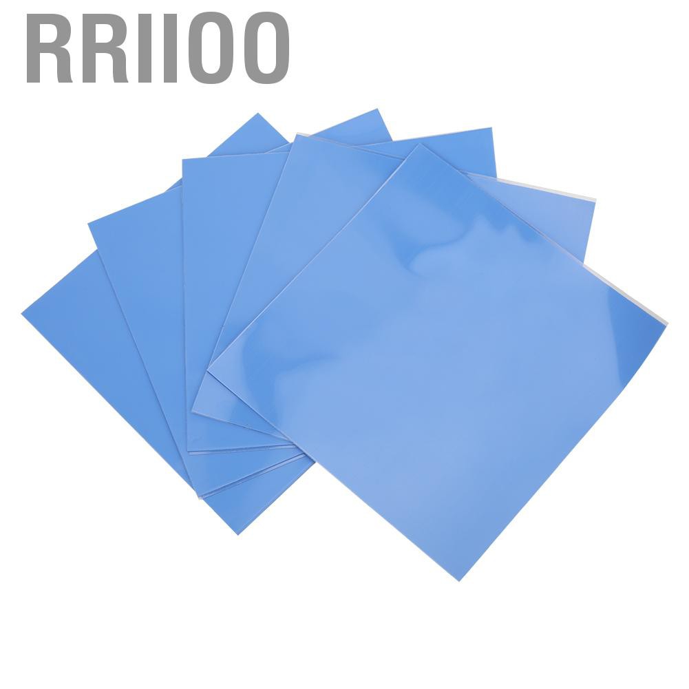 Rriioo Blue Thermal Conductive Pad CPU GPU Heat Dissipation Sheet 100x100x5mm 1.5W/m-k