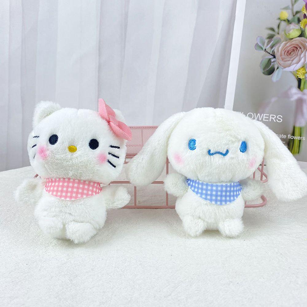 Móc Khóa Hình Đồ chơi nhồi bông Kuromi KT DIY 12cm Dễ Thương