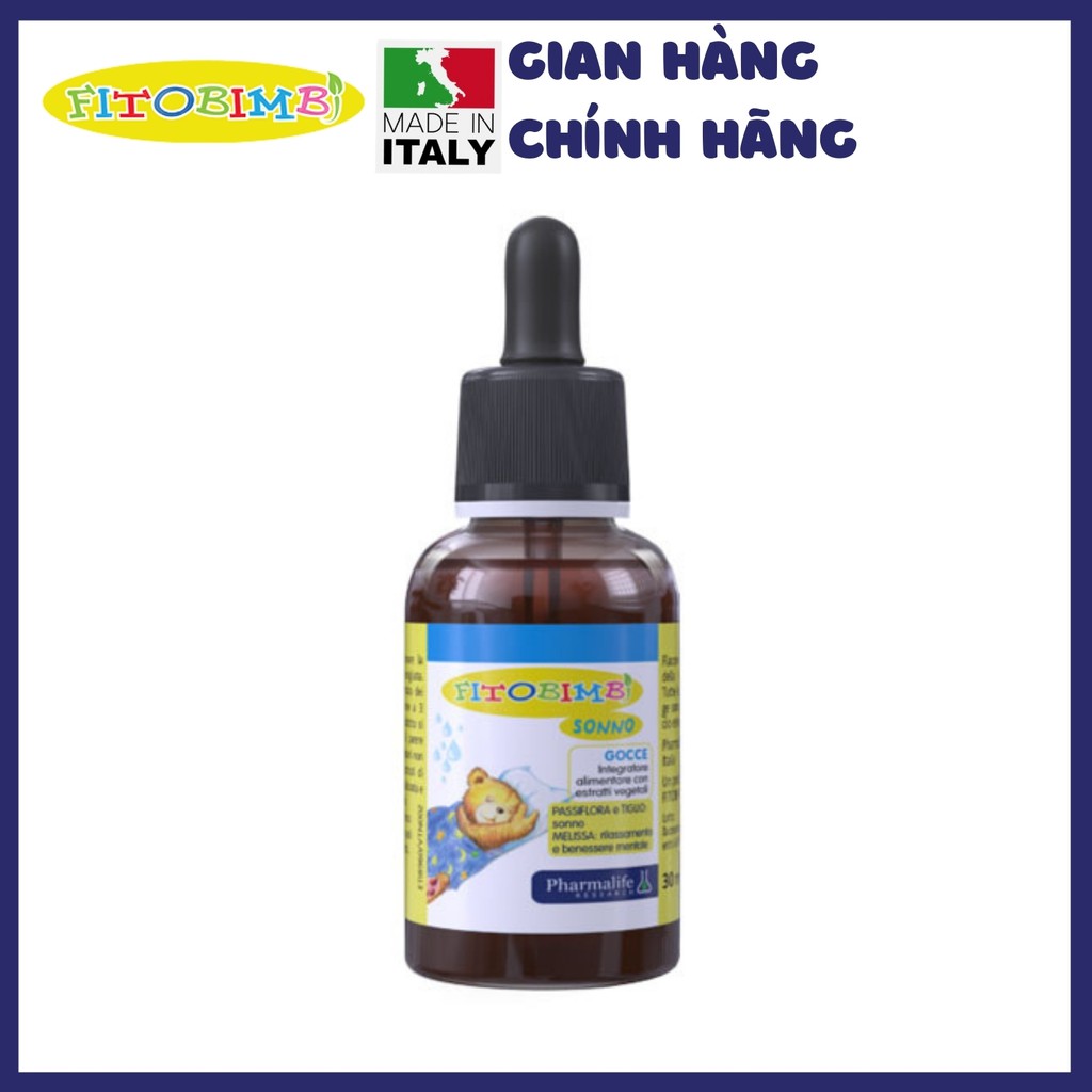 Fitobimbi Sonno -  Siro giúp trẻ ngủ ngon giấc tự nhiên (30ml) | Thế Giới Skin Care
